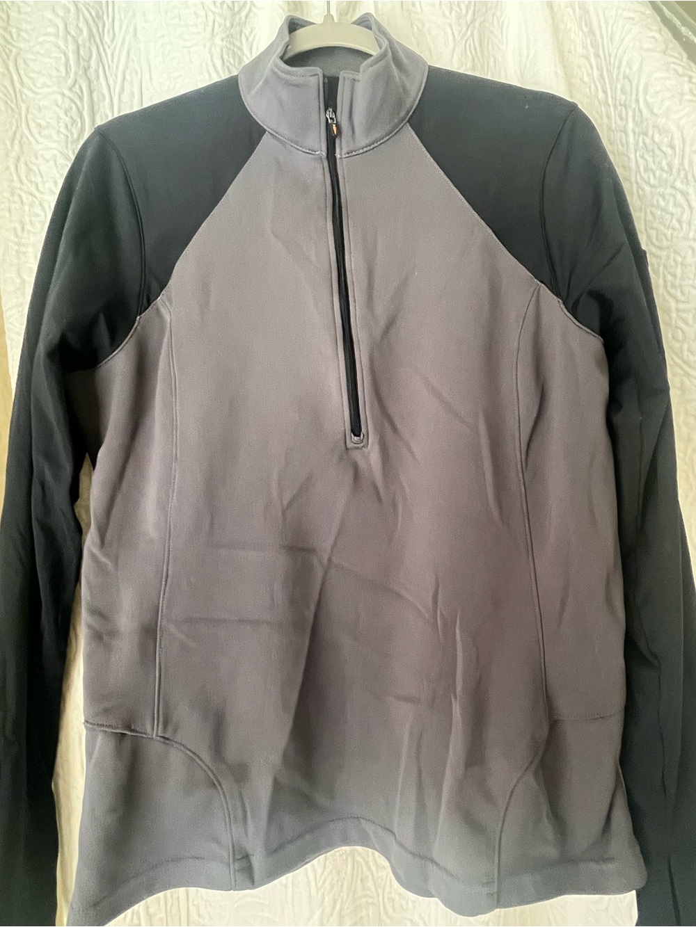 Kerrits Gray and Black Women's Quarter-Zip Pullover